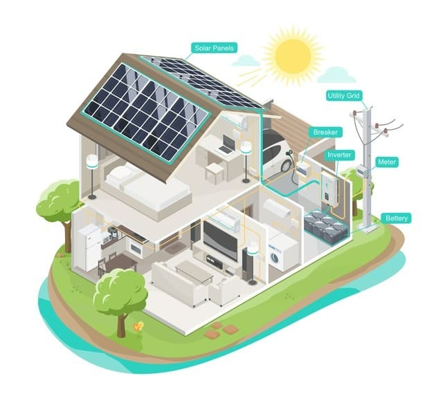Vì sao điện mặt trời là giải pháp năng lượng phổ biến hiện nay? 1 solar solution energy 2